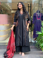 BANANA SILK KURTI PALZO