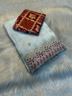 SOFT CRUNCHY ORGANZA SAREE