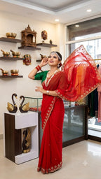 Soft Georgette Sequence Saree