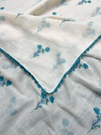 Plain Linen Saree