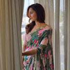 SOFT CHINNON FABRIC TRANDING SAREE