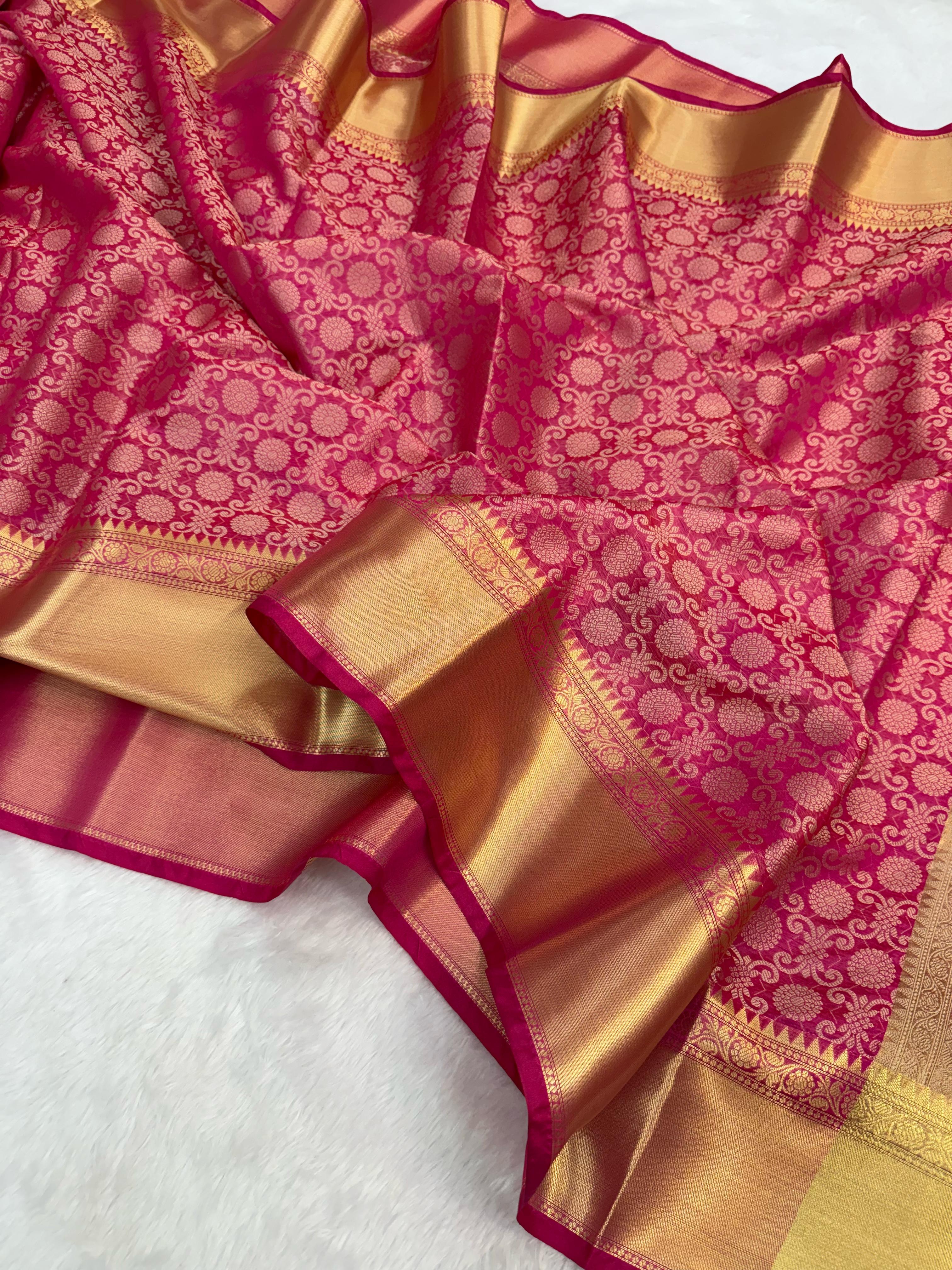 SOFT KANJIVARAM TISSUE SILK SAREE