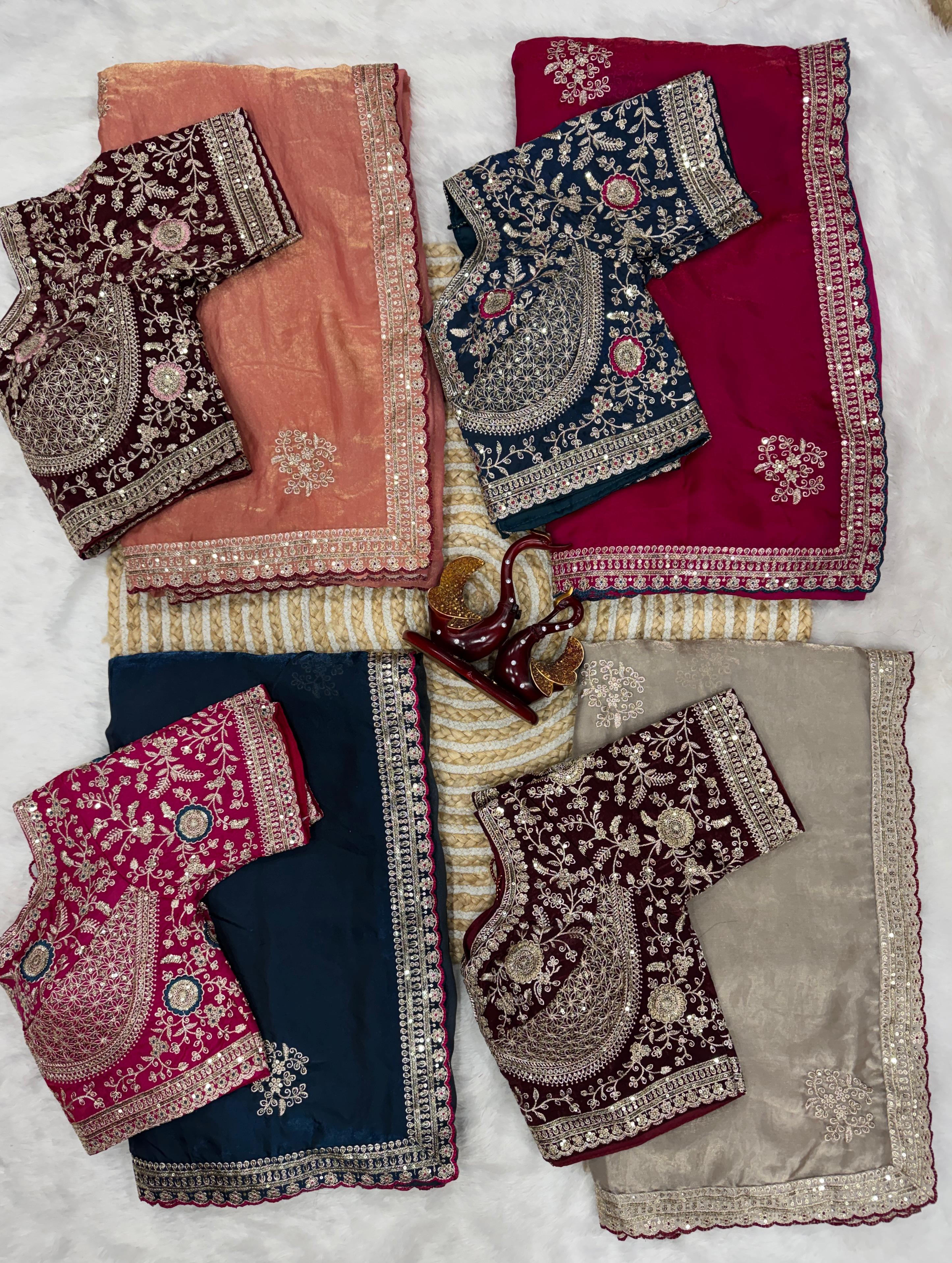 Soft Fendy Silk Fabric Saree