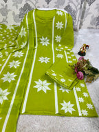 Kurti With Pent with Dupatta Set