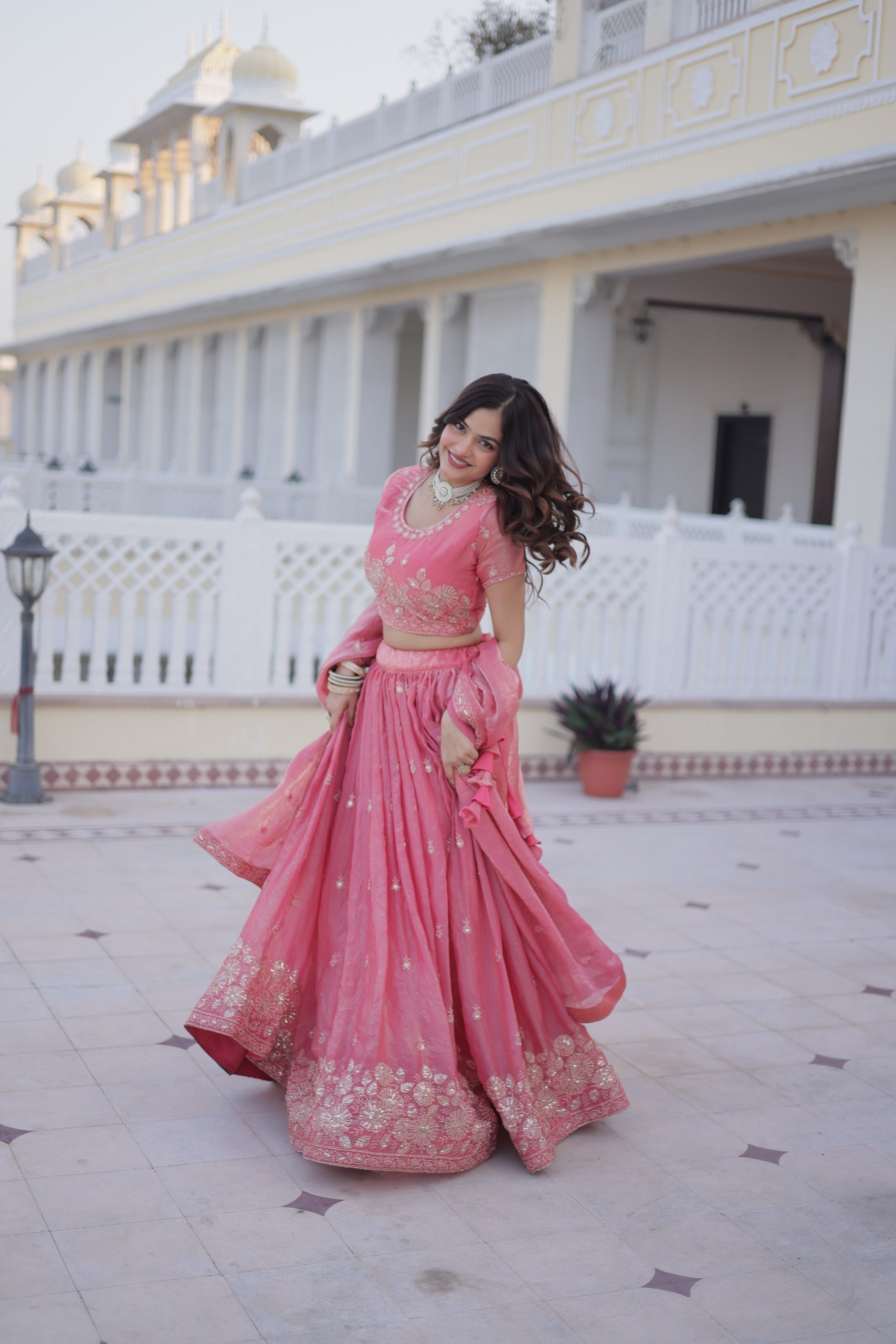 WEDDING PINK LEHENGA CHOLI