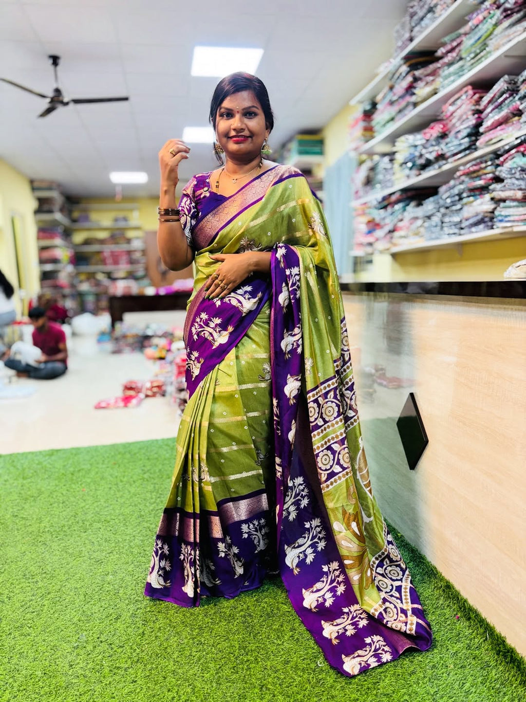Premium Semi Viscose silk Fabric Saree