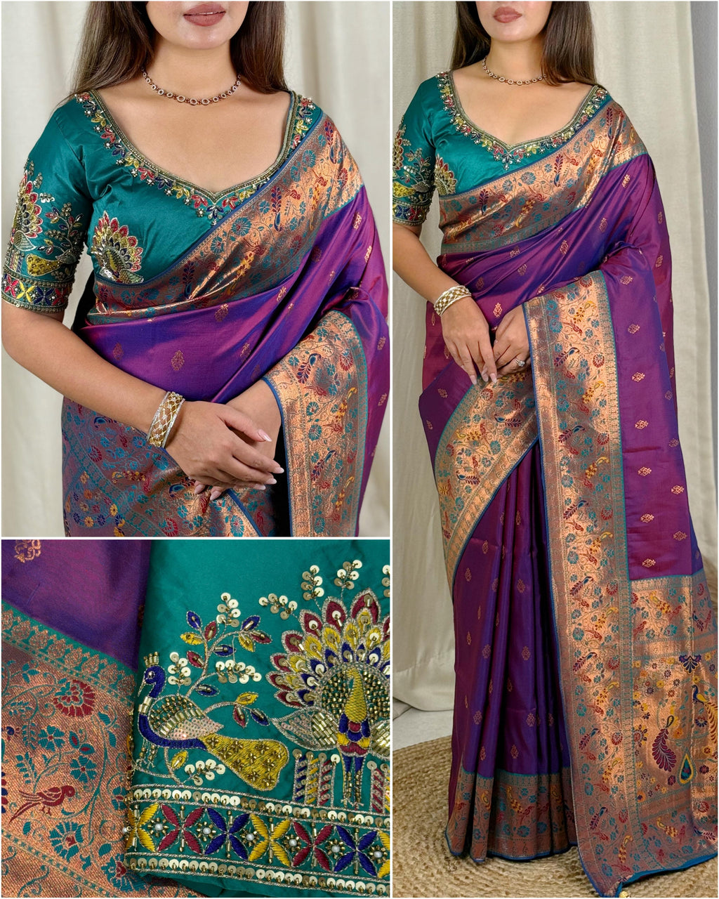 Fancy Tussles Apsara Saree