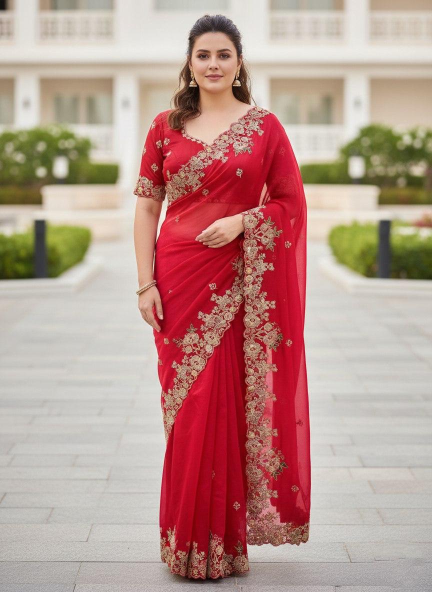 Soft Fendy Chiffon Saree