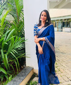 VISCOSE WEAVING PATTERN SAREE