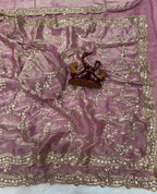 Beautiful Sequence Embroidery Work Saree