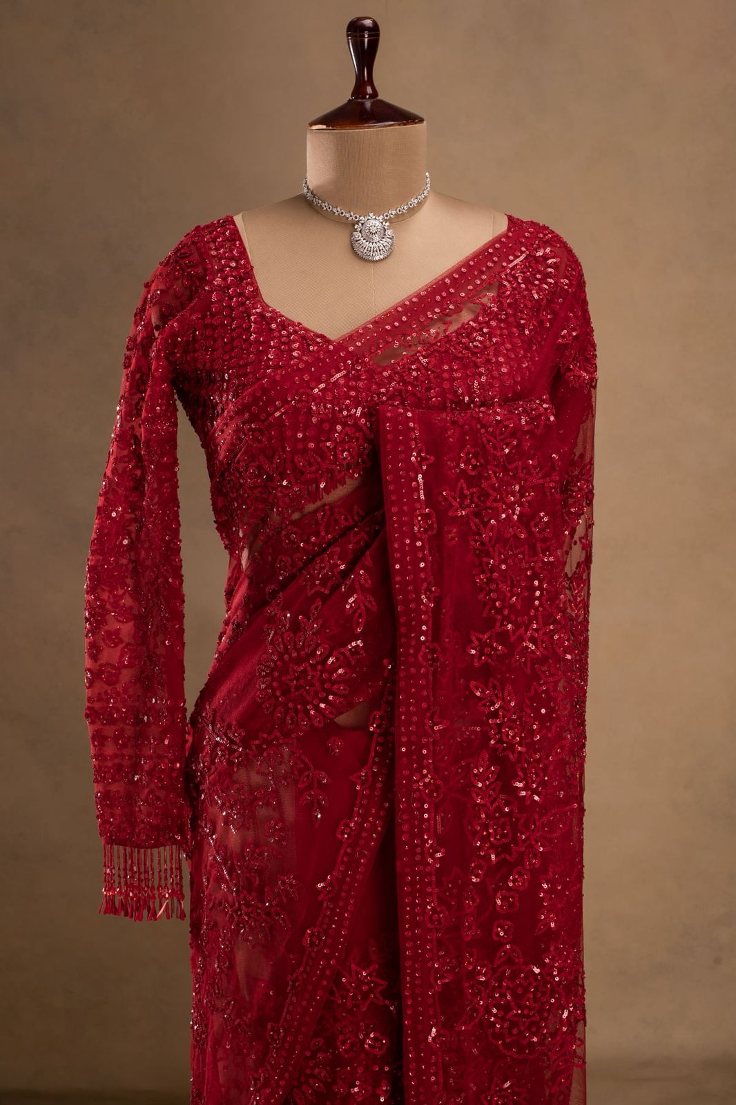 FAUX GORGETTE SAREE