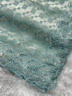 Fendy Satin Checks Saree