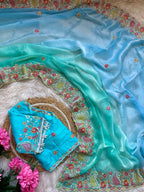 Very Soft nd elegant Rich look Fendy Saree