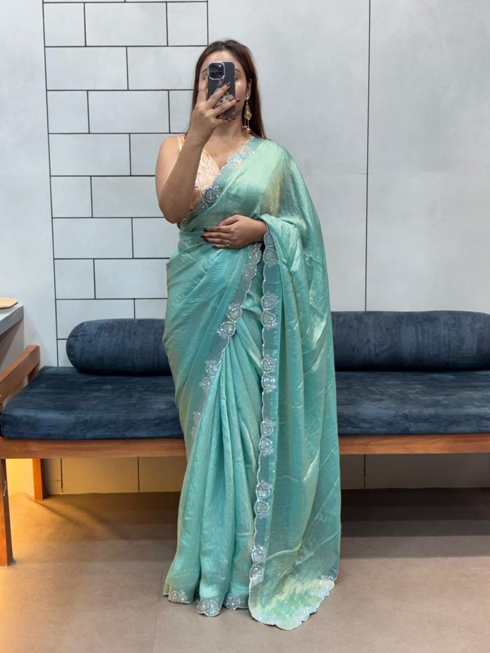 RICH SOFT SPACE SILK SAREE