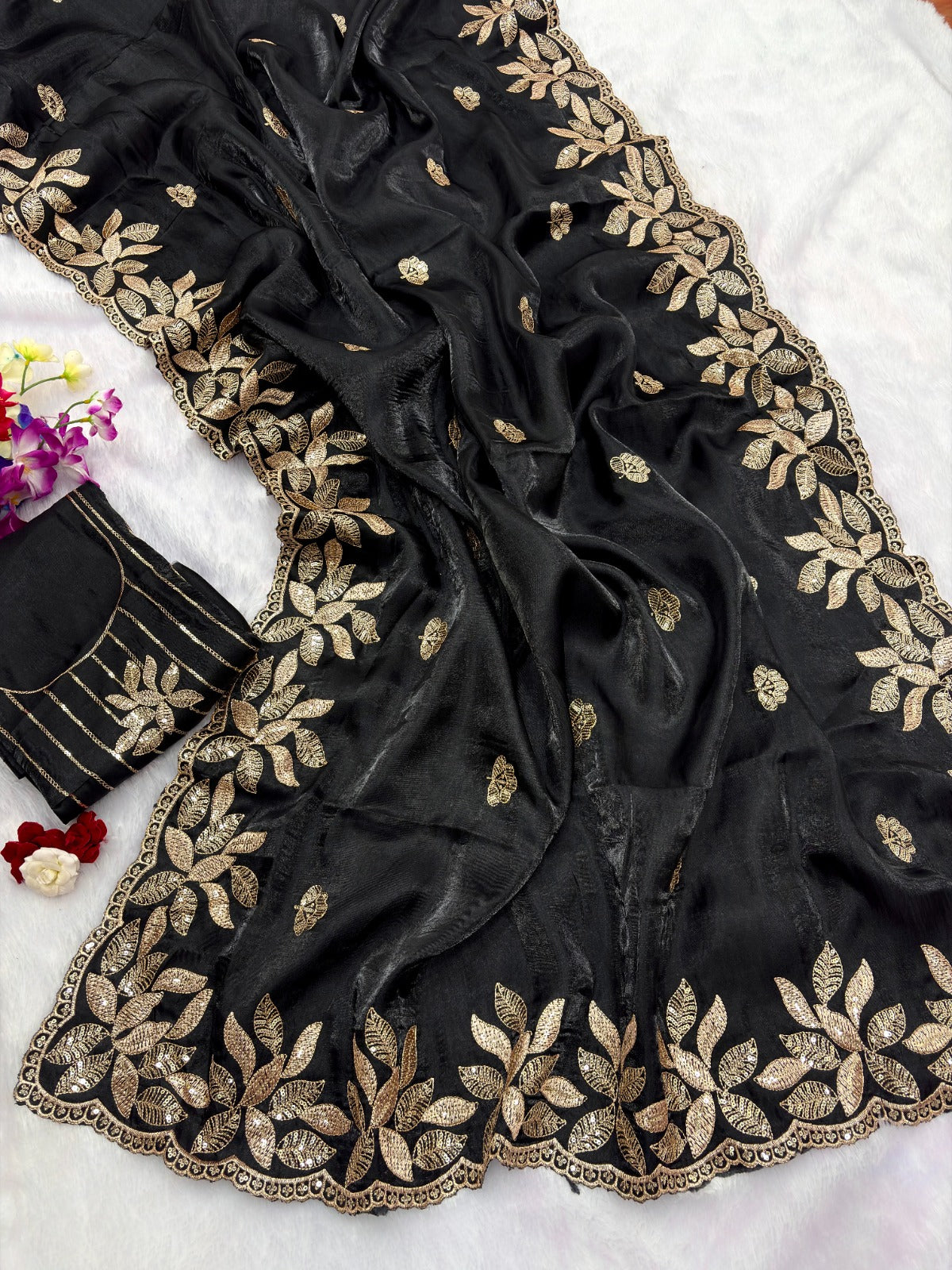 Soft JimmiChoo Silk Saree