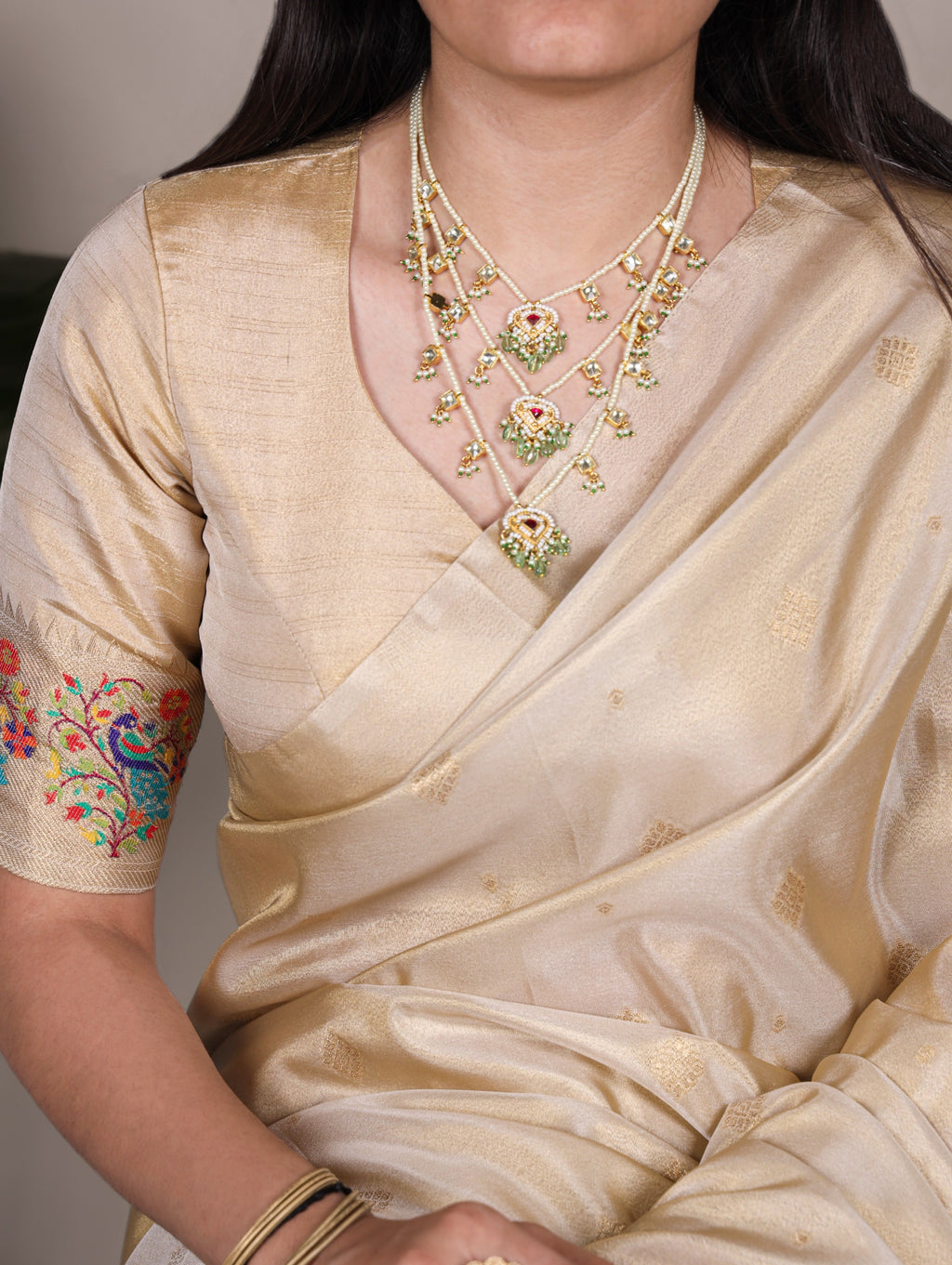 Pujas Special Tissue Paithani Saree