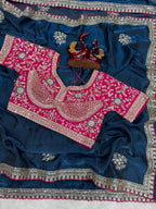 Soft Fendy Silk Fabric Saree
