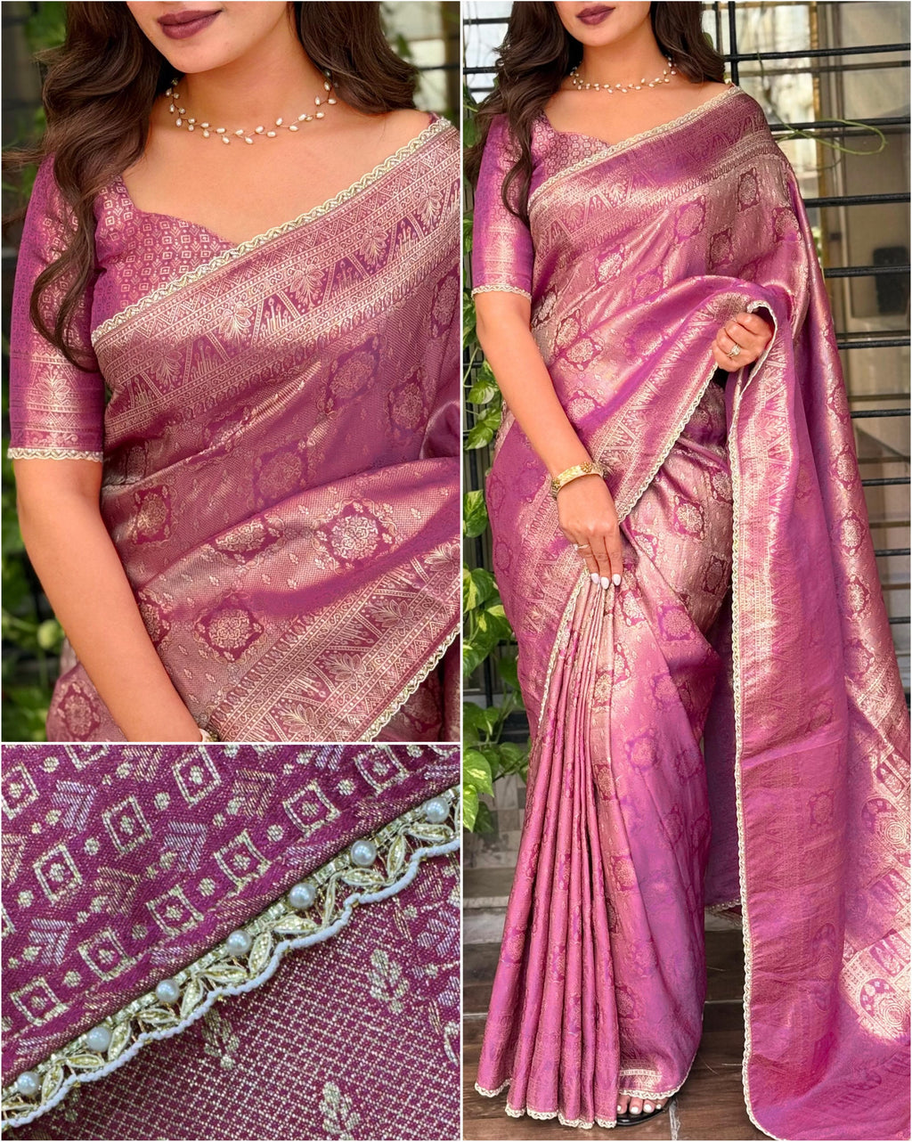 Swara Satin  jecquad Saree