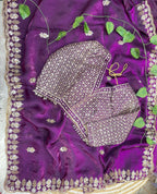 Very Soft nd elegant Rich look fendy sartin Saree