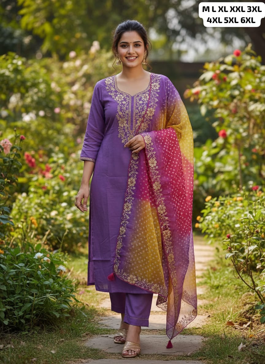 LAHERIYA KURTI WITH DUPATTA