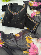 New Party Wear Look Roman Silk Gown