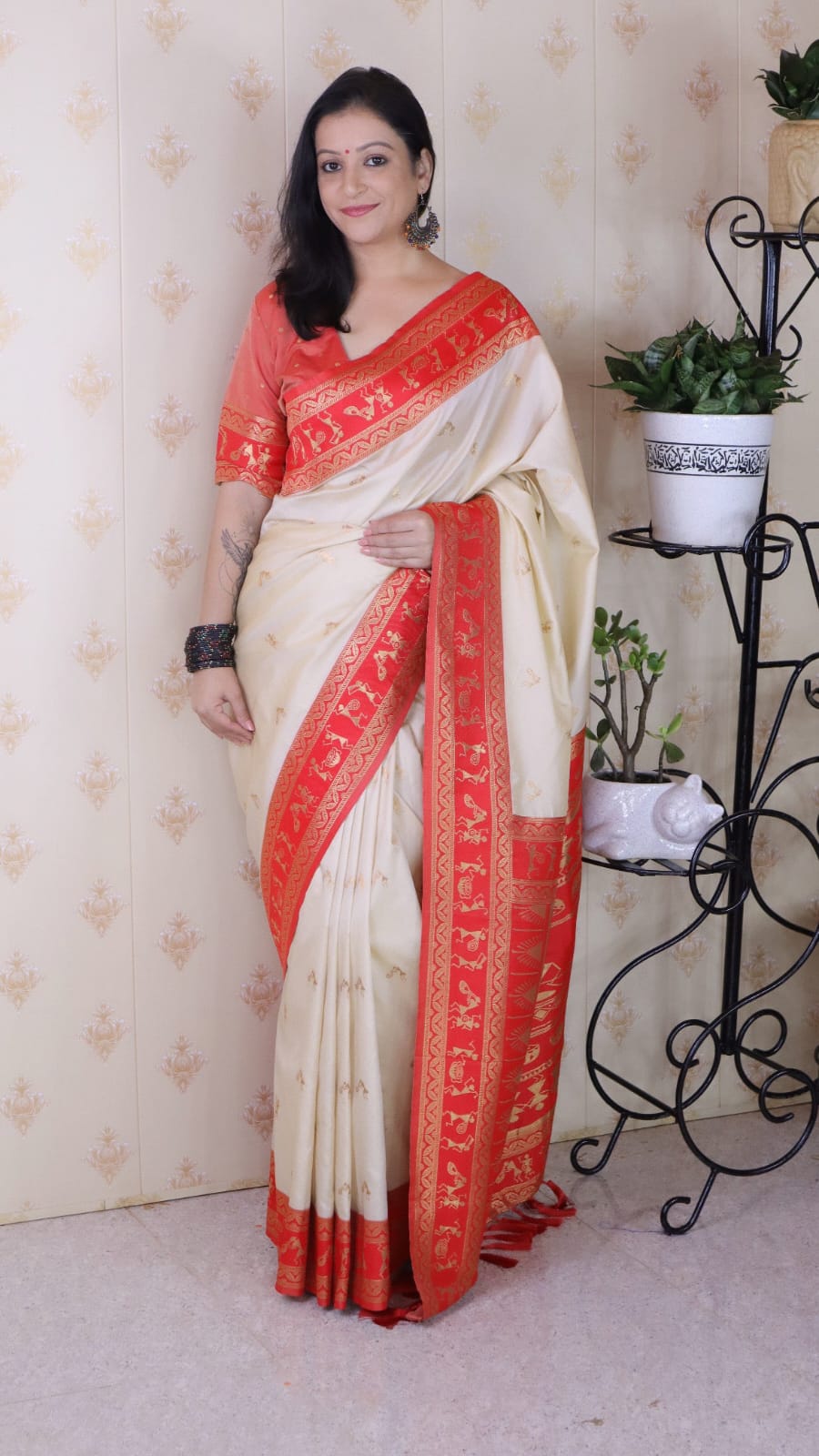 SILK SAREE GOLD ZARI
