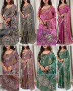 Party Wear Ranisha Fendy Saree