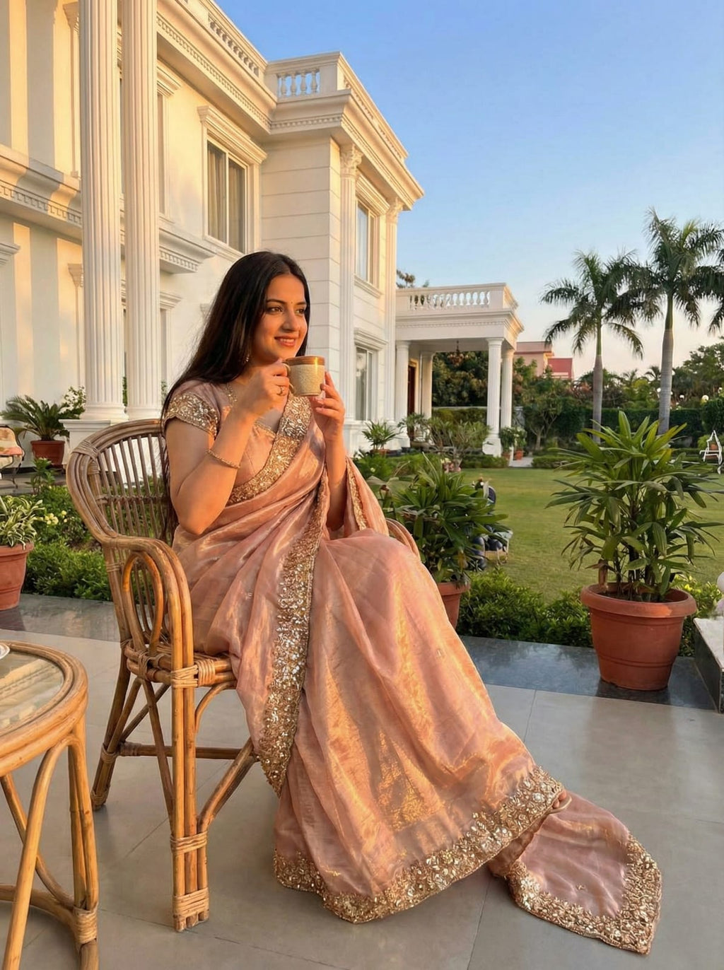 Very soft elegant nd rich look fendy sartin saree