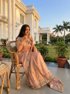 Very soft elegant nd rich look fendy sartin saree