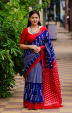 Plain Digital Print Saree