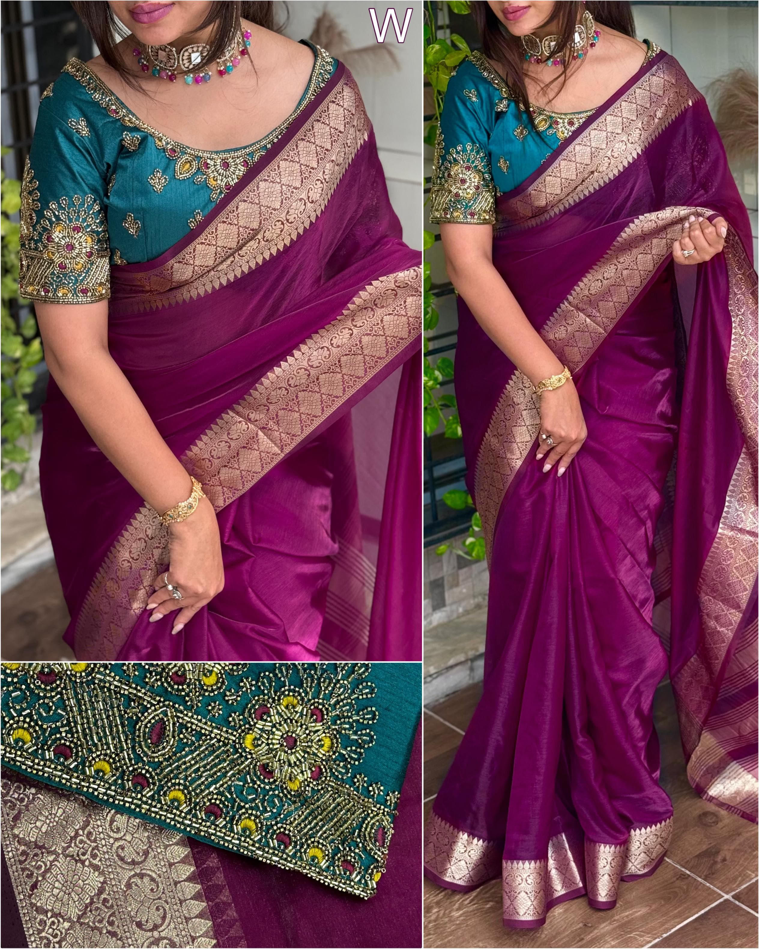 Fandy Satin Saree