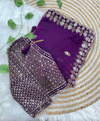 Very Soft nd elegant Rich look fendy sartin Saree