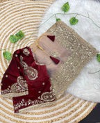 Very soft nd Elegant Rich look Fendy Sartin saree
