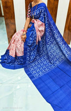 Plain Digital Print Saree