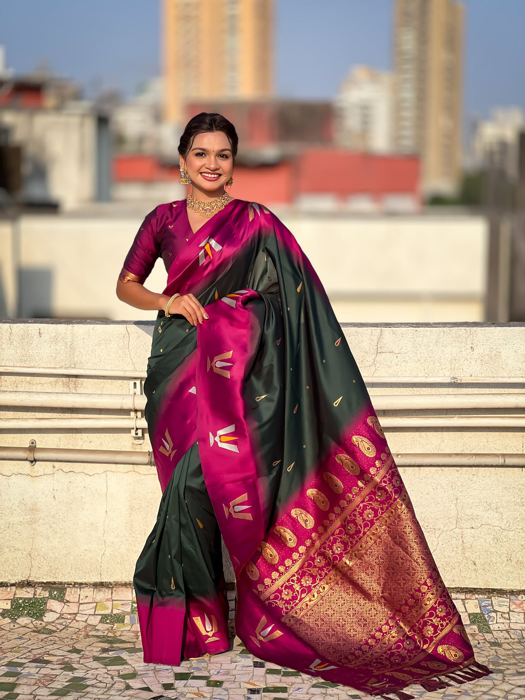 SOFT SILK SOUTH SAREE❤️