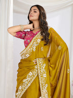 Party Wear Rangoli Silk Saree