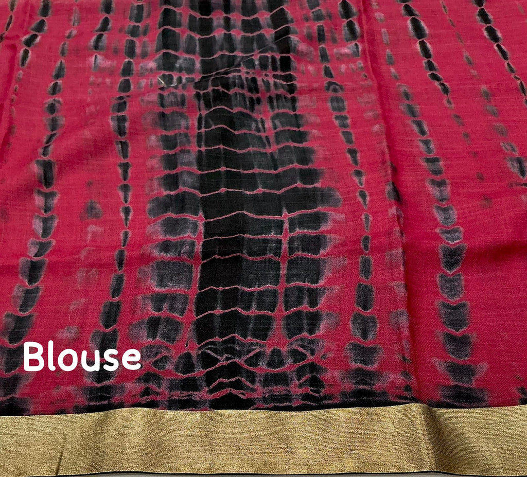 New Beautiful Handcrafted Pure Linen Saree