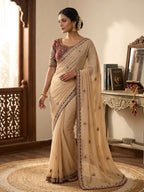 Soft Two Tone Rangoli Silk Saree