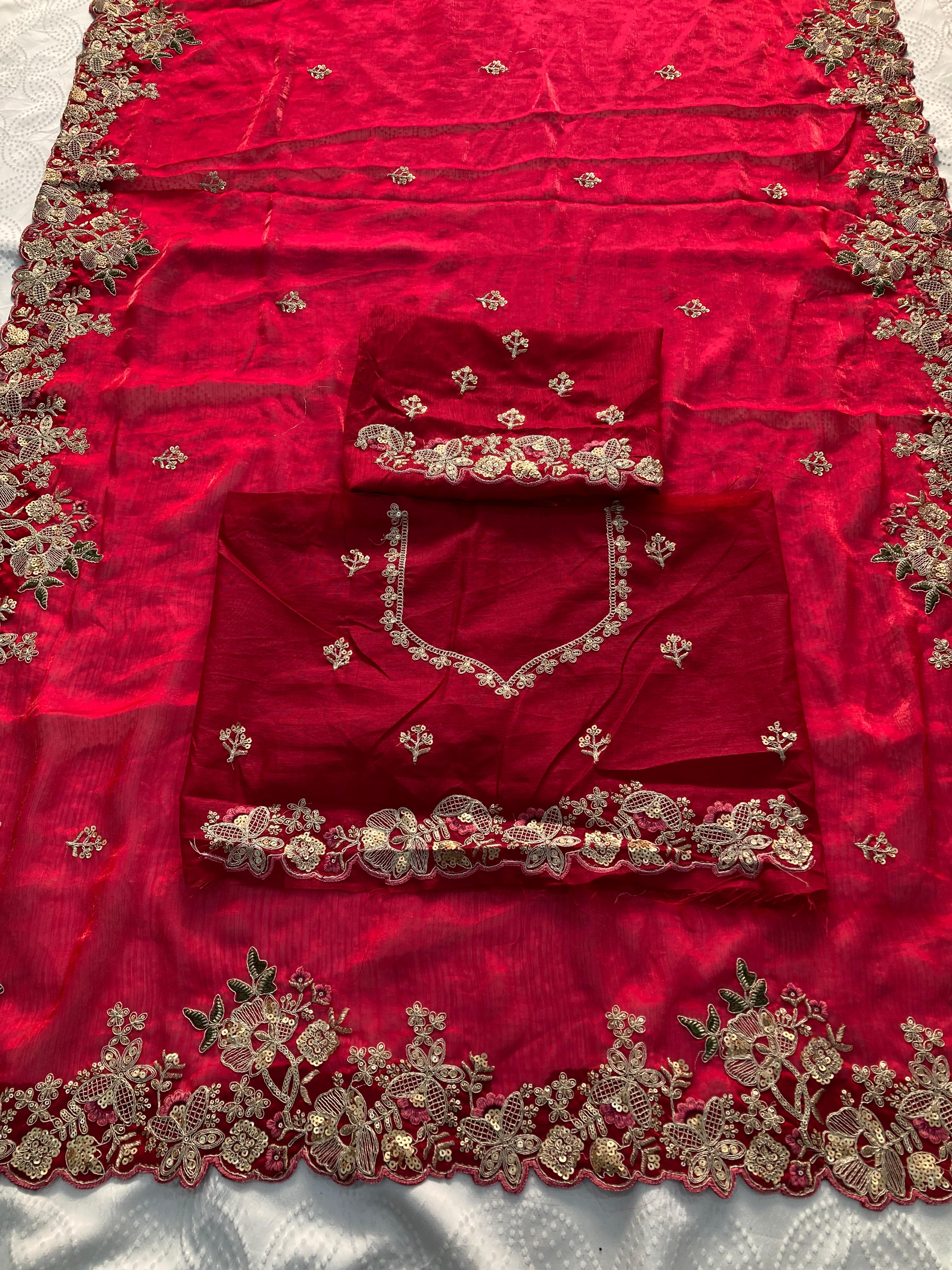 SOFT FENDY CHIFFON SAREE