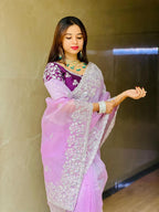 Soft Organza Saree