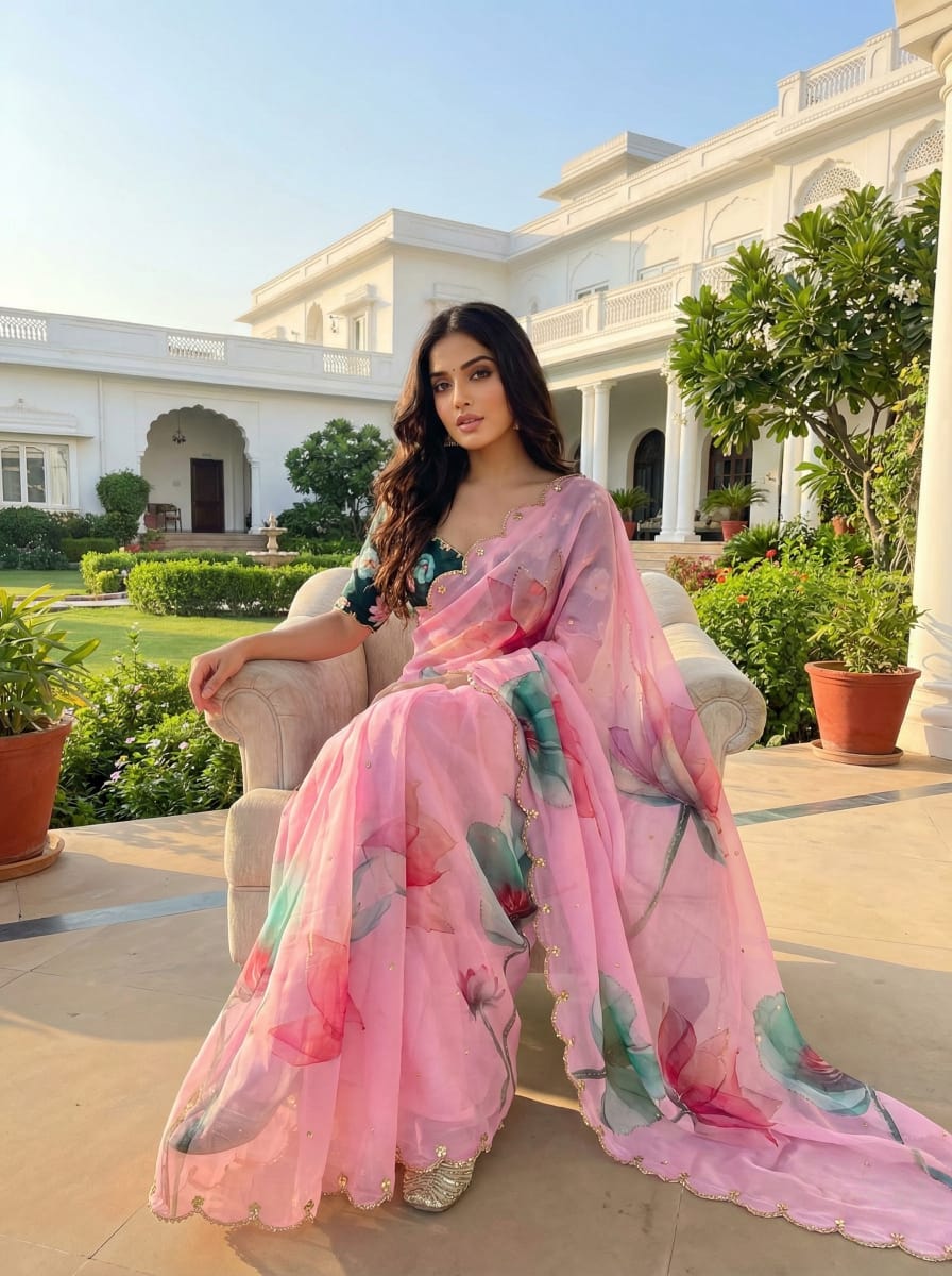 Pure Soft Teby Silk Saree