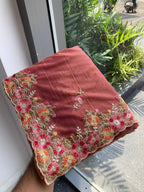 Party Wear Soft Twill Net Saree