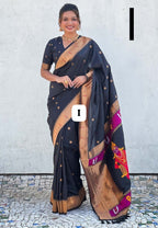 Special Makarsankranti Black Saree Collection