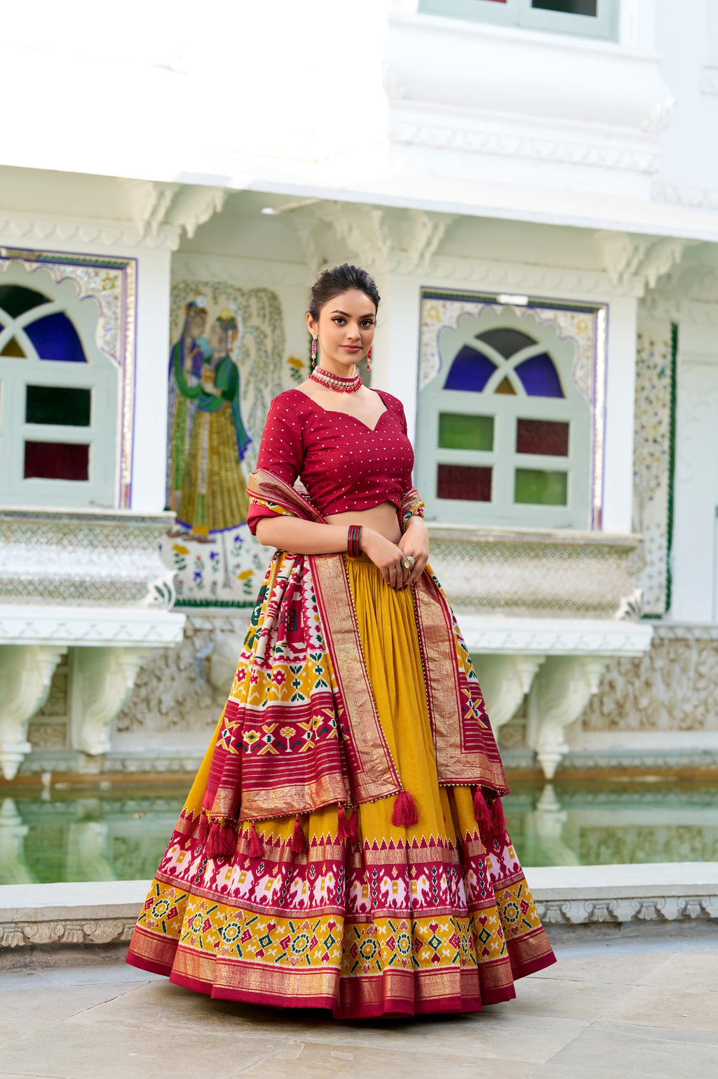 Tasar Silk Patola Laheriya