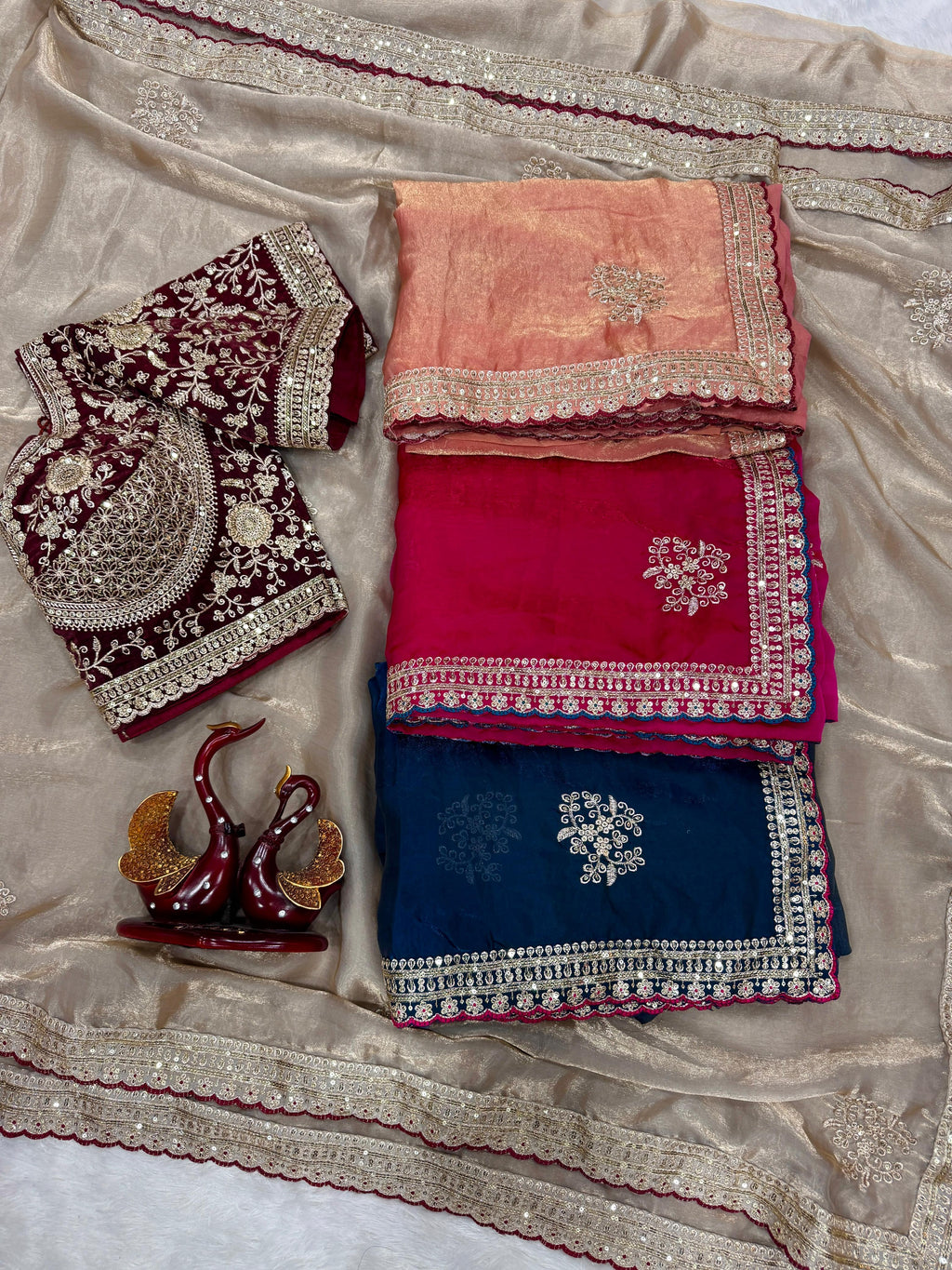 Soft Fendy Silk Fabric Saree