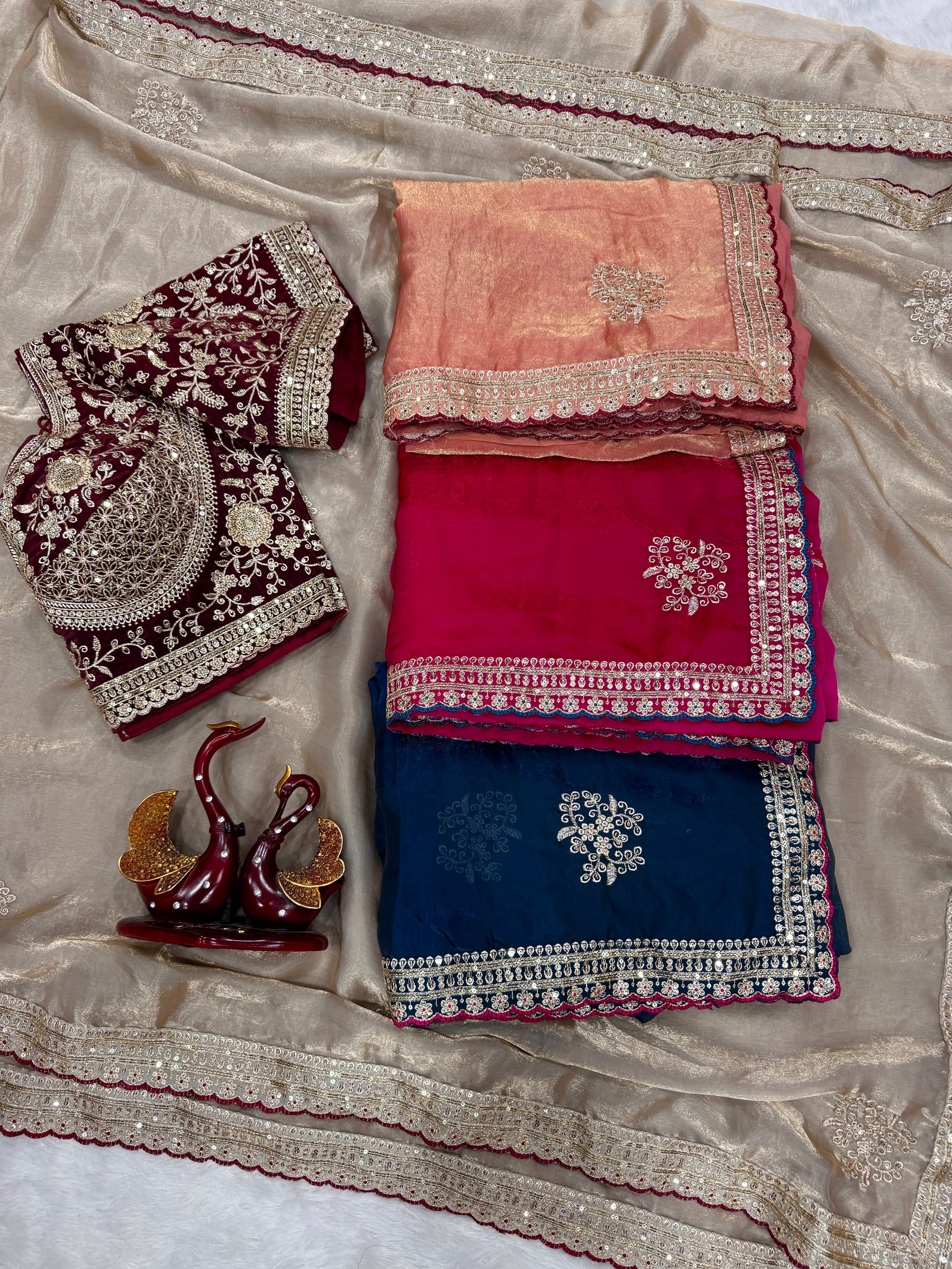 Soft Fendy Silk Fabric Saree