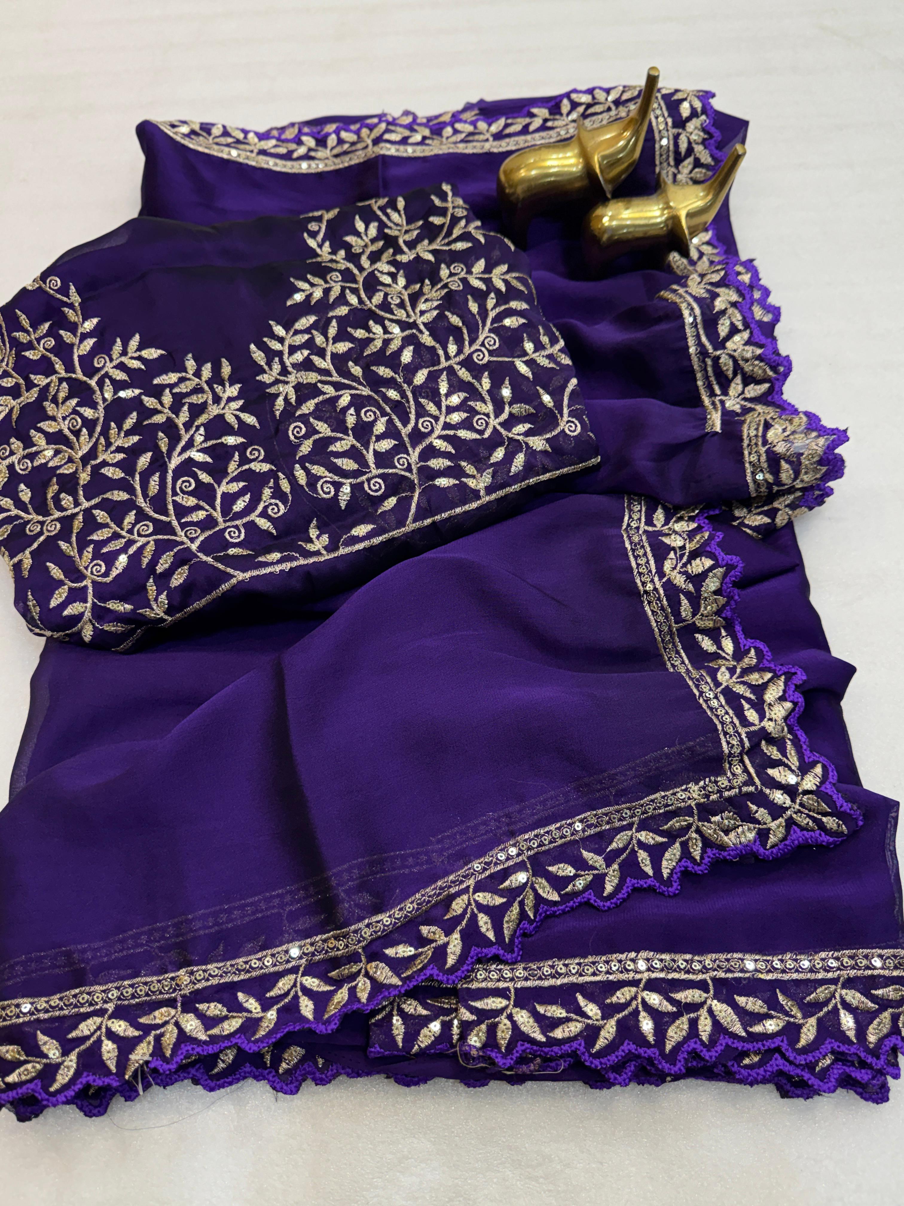 Soft pure Rangoli Silk Saree