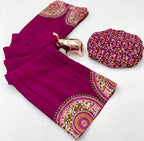 PURE SATIN SILK SAREE