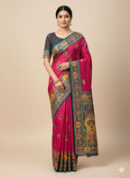 Stunning Pashmina Paithani Silk Saree