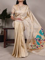 Pujas Special Tissue Paithani Saree